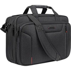Laptop Briefcase Fits Up to 17.3 Inch Premium Laptop Case  Expandable